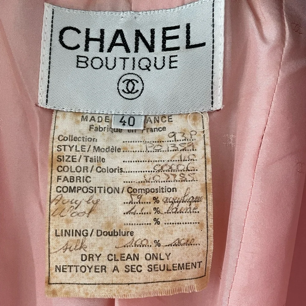 Vintage 1993 Chanel Jacket - Picture 9 of 15